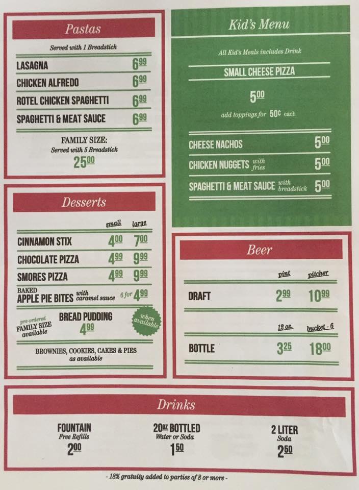 Hometown Pizza Cafe Menu image 3